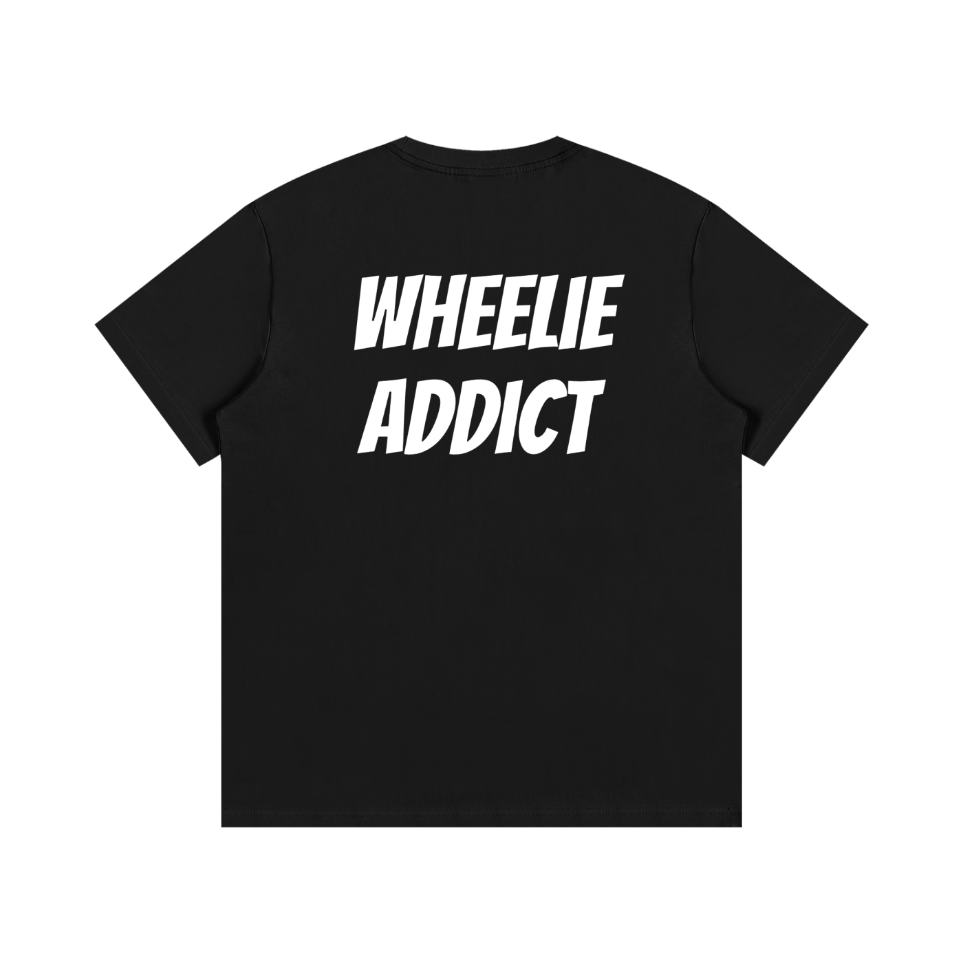 Black Wheelie Addict Tee